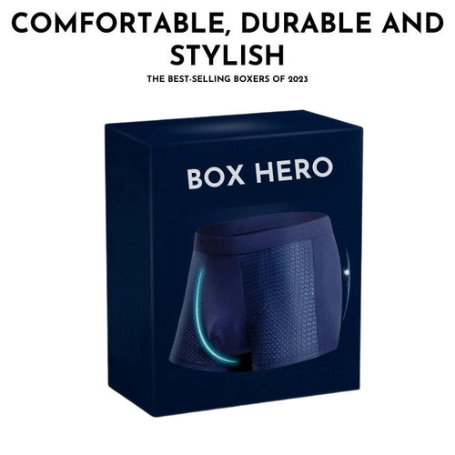 BoxHero™ - Pachet de 10 chiloți boxeri din fibră de bambus - Cumpărați 5, primiți 10